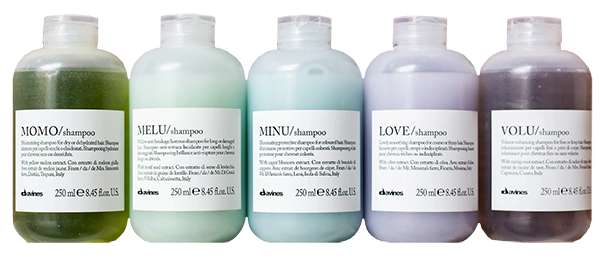 Davines haircare shampoo products